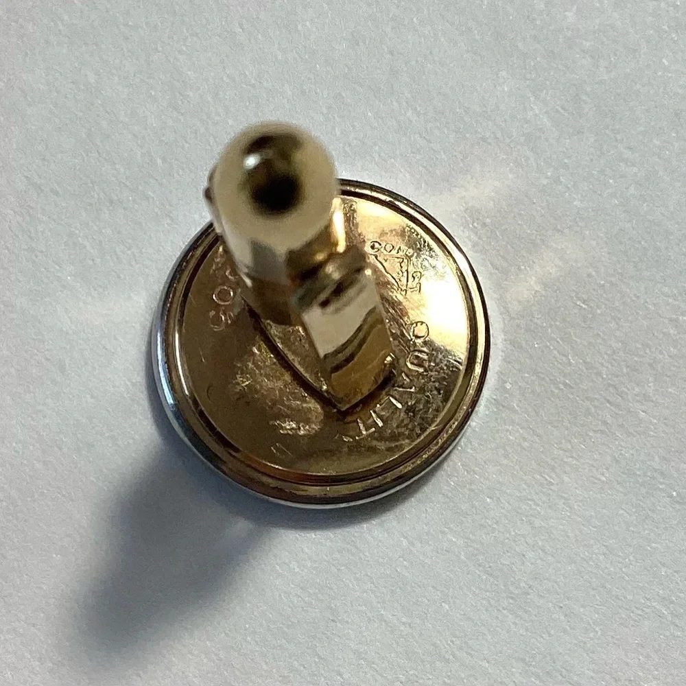 Art Deco Gold Plate Vintage MOP Abalone Cufflinks Lot Of 3